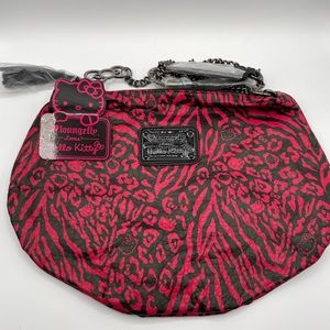 Loungefly Red Leopard Cross Body - New